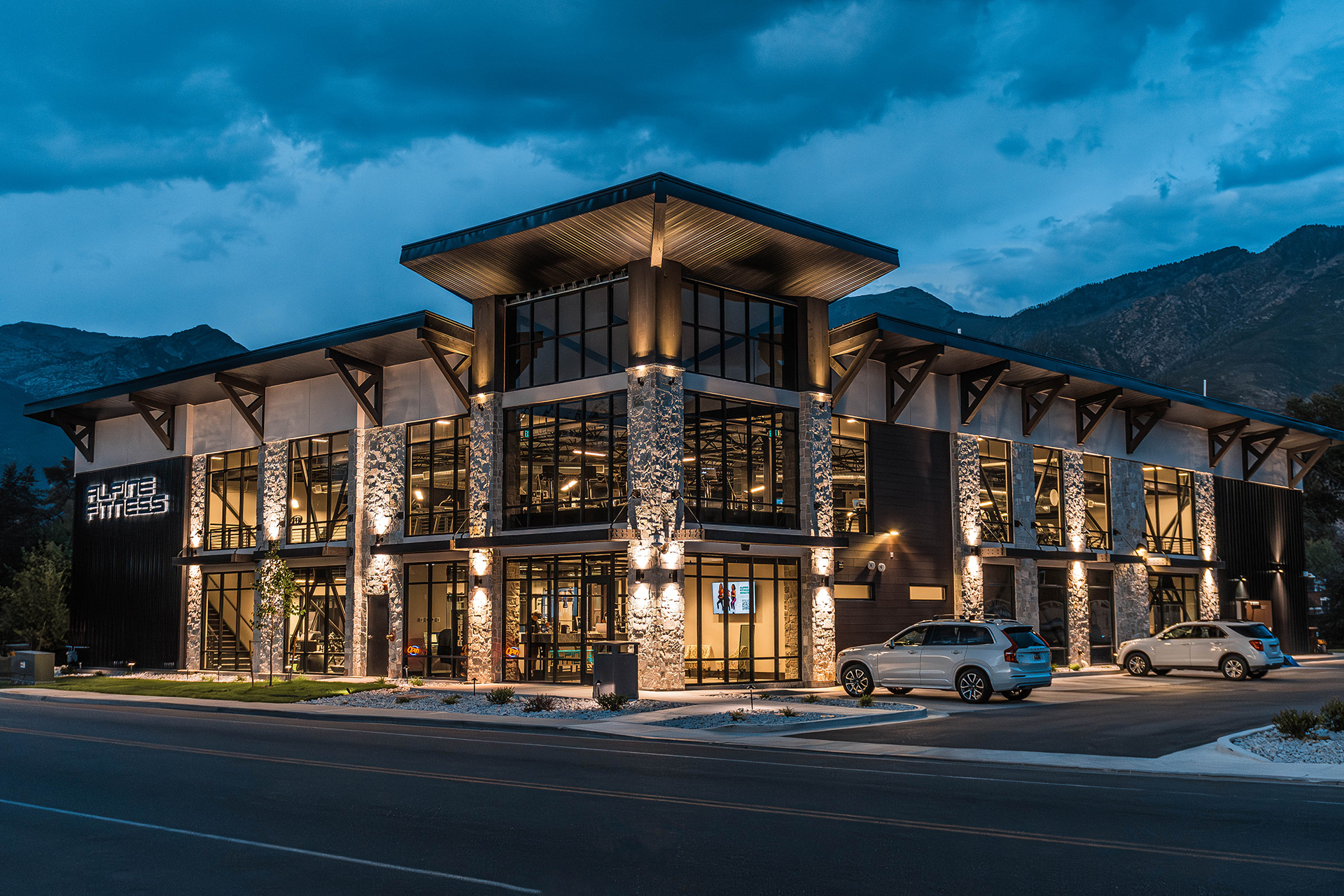 Alpine Physical Therapy at night